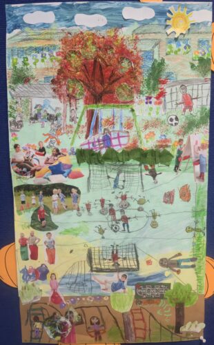 Praca dzieci z przedszkola - nagrodzona w Jesiennym konkursie 2025