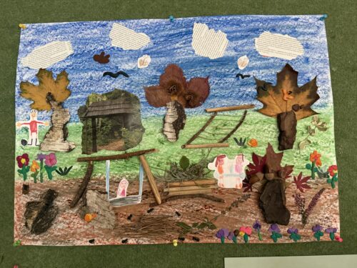 Praca dzieci z przedszkola - nagrodzona w Jesiennym konkursie 2025