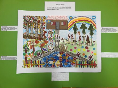 Praca dzieci z przedszkola - nagrodzona w Jesiennym konkursie 2025