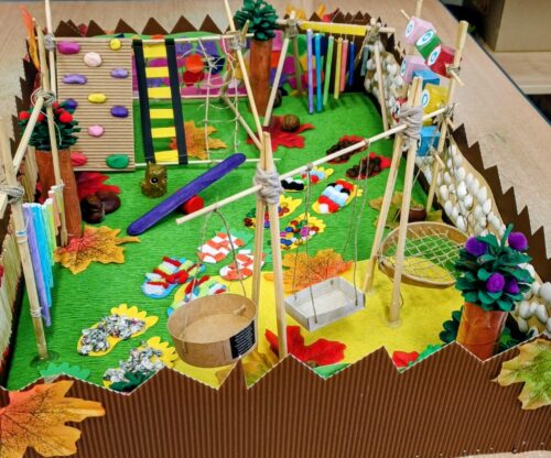 Praca dzieci z przedszkola - nagrodzona w Jesiennym konkursie 2025