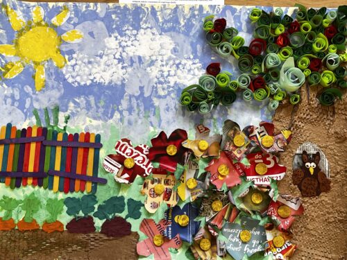 Praca dzieci z przedszkola - nagrodzona w Jesiennym konkursie 2025