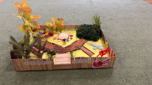 Praca dzieci z przedszkola - nagrodzona w Jesiennym konkursie 2025